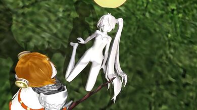 Magical Neru Petrifies Meiko and Her MMM