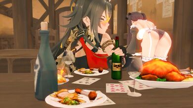 Watch as the sexy demoness Seru dominates and penetrates her helpless victim with her long, slender tentacles