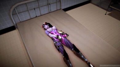 The Naughty Night of a Widowed MILF and Two Kinky Teenage Girls! (Widowmaker Trap Tracer 3D)