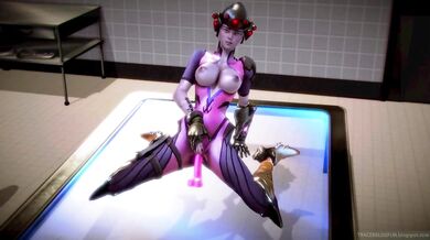 The Naughty Night of a Widowed MILF and Two Kinky Teenage Girls! (Widowmaker Trap Tracer 3D)