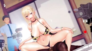 Masami Kitagawa gets cucked by Gojou with a BBC in a Porn Shoot