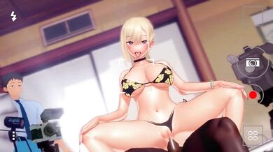 Masami Kitagawa gets cucked by Gojou with a BBC in a Porn Shoot