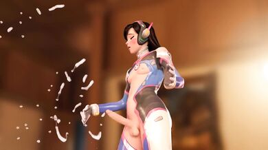 Overwatch Heroine Takes on Gangbang - [CumshotMILF]