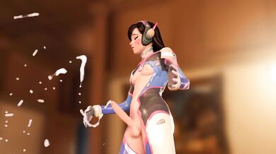 Overwatch Heroine Takes on Gangbang - [CumshotMILF]