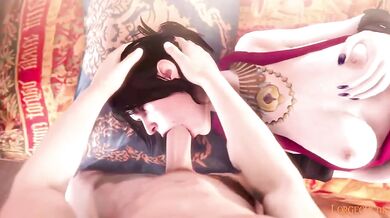 The Dragon Age: Morrigans Face-Fucking Adventures with Lorgegucas