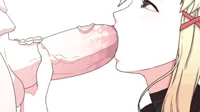 In the dark, his cock gets sucked by a mysterious lady