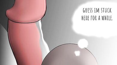 Hung like a horse, his cock devoured by Azzidraggy