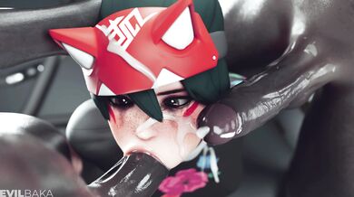 Blacked - Kirikos Street Blowjob 4k (Uncensored)