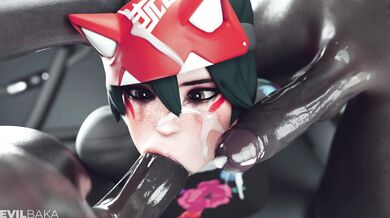 Blacked - Kirikos Street Blowjob 4k (Uncensored)