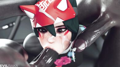 Blacked - Kirikos Street Blowjob 4k (Uncensored)