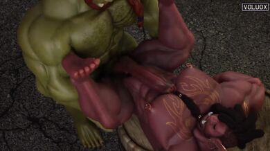 The Battle of the Boobies: An Orc XXX Parody