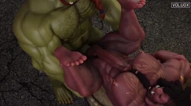 The Battle of the Boobies: An Orc XXX Parody