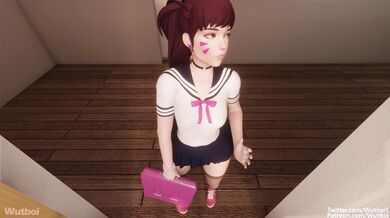 Watch the hot blonde DVa getting stuck in detention with her white teacher and a cute wutboi