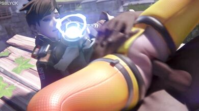 Tracer Gets Blacked Outdoors in a Steamy Sex Scene
