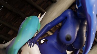 Two Sisters Anal Sexual Adventure with a Celestial Goddess - Lunas POV