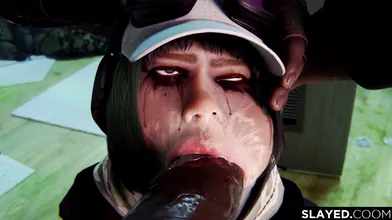 Watch this hot chick get a huge cock inside her tight asshole and ride it till she cums hard!