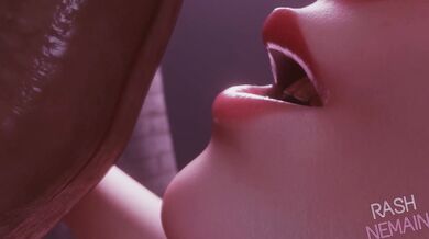 Tracers First Time with a Busty Overwatch Teammate