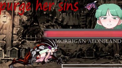 Purging her sins with Morrigan, a seductive demoness takes on an unsuspecting mortal in a sensual game of pleasure and pain