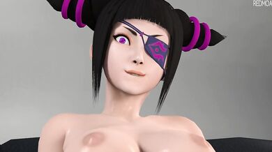 Rebellious Futa and Juri Challenge Cammy 2 in an Erotic Battle