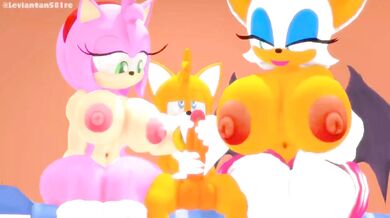 Ryuji and Miku enjoy BJs at Home [Leviantan581re]