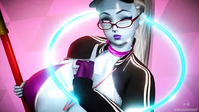 Luscious Librarian Goes Wild in the Stacks