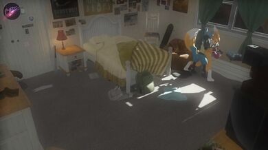 Blemder and Renamon find happiness in each other as they explore their sexuality in a room of passion and desire