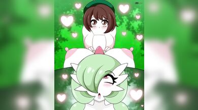 Watch as the Gardevoir succumbs to her intense horniness and takes a huge load of cum in her mouth!