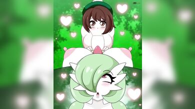 Watch as the Gardevoir succumbs to her intense horniness and takes a huge load of cum in her mouth!