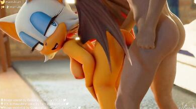 Ill never forget that time I saw my best friend, Rouge the bat [Marrubi], getting fucked by 3 different men at once while she was tied up