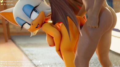 Ill never forget that time I saw my best friend, Rouge the bat [Marrubi], getting fucked by 3 different men at once while she was tied up