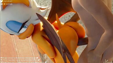 Ill never forget that time I saw my best friend, Rouge the bat [Marrubi], getting fucked by 3 different men at once while she was tied up