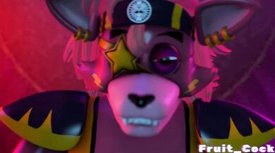 Mischievous Bunny gets a wild ride with sexy Glamrock Foxy