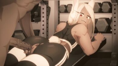 Mirko the Muscle God at the Gym in His Sexy Workout Wear (No Male Moans) as Nekololisama (One Guy)