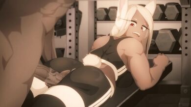 Mirko the Muscle God at the Gym in His Sexy Workout Wear (No Male Moans) as Nekololisama (One Guy)