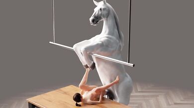 The Naughty Stallion and the Curious Zoey