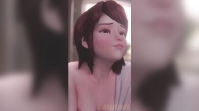 Overwatchs Dva Enjoys a Thrilling Ride!