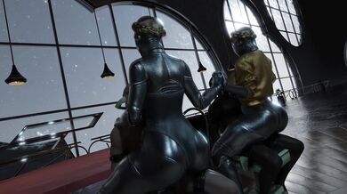 Write a brief summary of what happens in the porn video Sisters Ride Together [SerpentOrder]