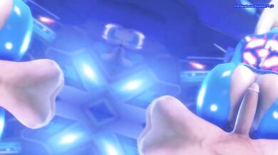 Samus, the HMV babe gets down and dirty by CortanaLoverSystem71