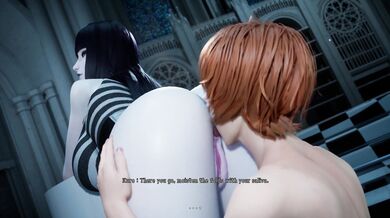 Unleashing The Demoness! - Gothic Kuro Anal Scene