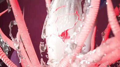 Watch Ulala and a bizarre alien creature have hot sex in the year 2005!