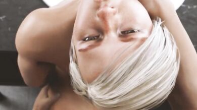 The POV of Cassie Cage in a sexy hentai video