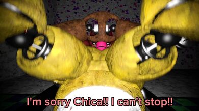 Mature woman pleasures her sexy booty with fox tail while getting fucked by hot chicas in the woods