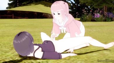 Mia Reyes fucks two men at once in the city parking lot