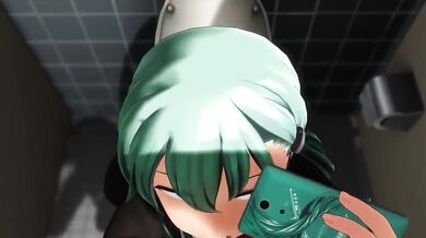 The XXX-rated adventures of a young woman and her bathroom fetish