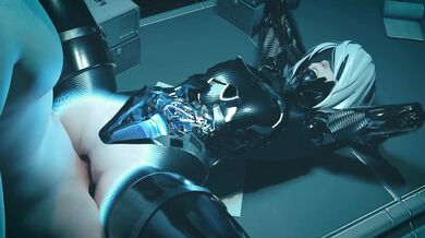 The Perfect Android, 2B, is the Ultimate Fembot in Nier Automata - A Robotic Rock PMV