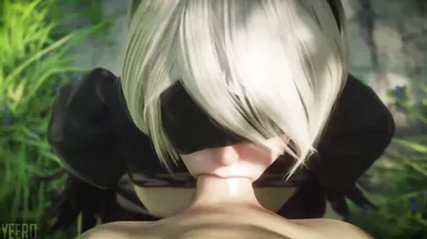The Perfect Android, 2B, is the Ultimate Fembot in Nier Automata - A Robotic Rock PMV