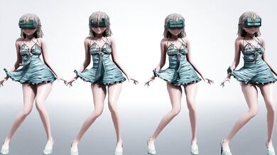 The ghostly apparition of a young woman dances seductively in the night, casting an alluring spell on anyone who witnesses her ethereal movements