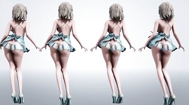 The ghostly apparition of a young woman dances seductively in the night, casting an alluring spell on anyone who witnesses her ethereal movements