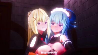 Crushing Darkness and Aquas Porn Adventure - PMV HMV Edit