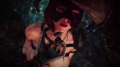 Exploring the Crypt of Otar the Mad, a disturbed adventurer unleashes her hidden desires